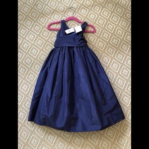 Girls size 4 J Crew silk party dress.